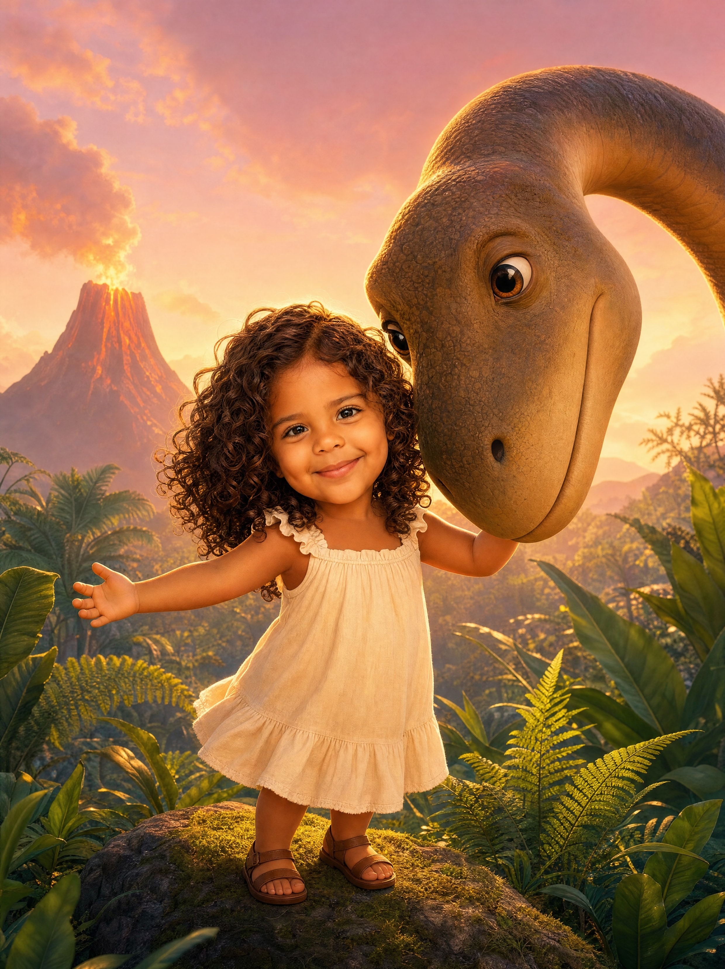 Capa do livro Aurora e o Planeta dos Dinossauros